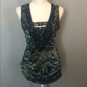 One World multicolored sleeveless top